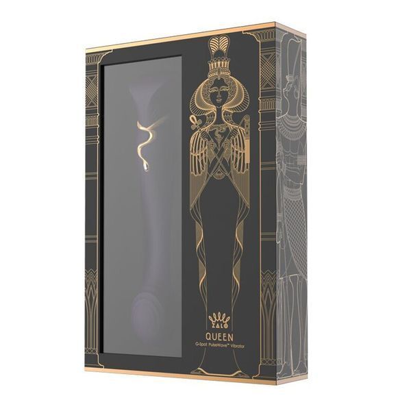 Смартвибратор Zalo &mdash; Queen Twilight Purple, пульсирующая жемчужина, кристалл Swarovski SX2294