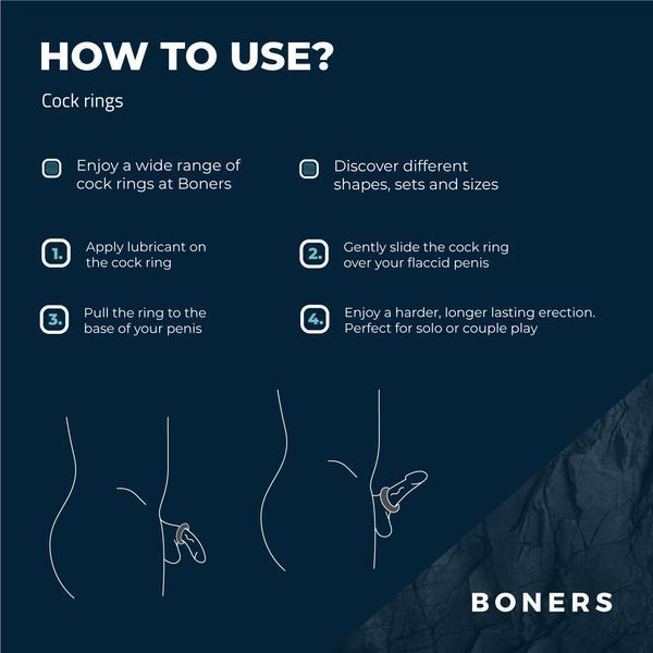 Эрекционное кольцо Boners Ergo Cockring SX2203