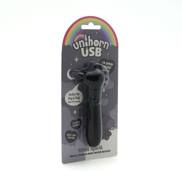 Вибратор-единорожка Unihorn USB Bullet &ndash; Wild Spirit, вибропуля, USB-зарядка, 10 режимов SX2874