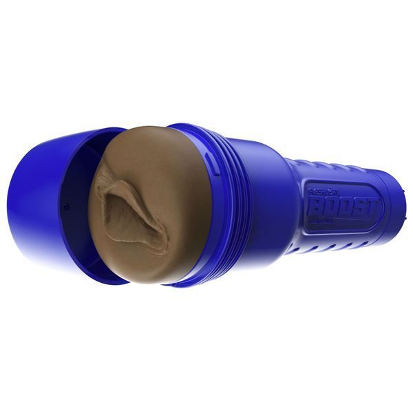 Мастурбатор-вагіна Fleshlight Boost Bang Medium Dark Flesh, плаваючі кільця Turbo Tech SX1315