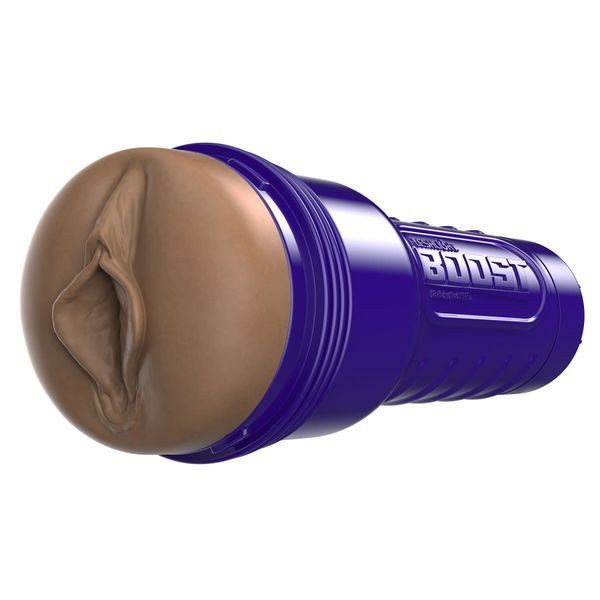 Мастурбатор-вагіна Fleshlight Boost Bang Medium Dark Flesh, плаваючі кільця Turbo Tech SX1315