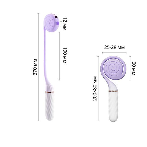 Пульсатор з вакуумною стимуляцією Otouch LOLLIPOP Purple SO9428