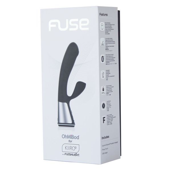 Интерактивный вибратор-кролик Ohmibod Fuse for Kiiroo Black SO2907