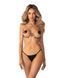 Украшение на тело Obsessive Lustique Black harness bra S/M/L SX3112 фото 1
