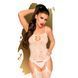 Бодистокинг с имитацией чулок на подвязках Penthouse - Eye of The Storm White XL SO5254 фото 1