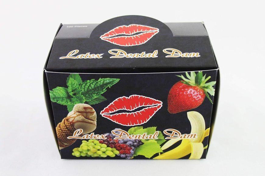 Набор латексных салфеток Latex Dental Dams Assorted 100 шт SX1260