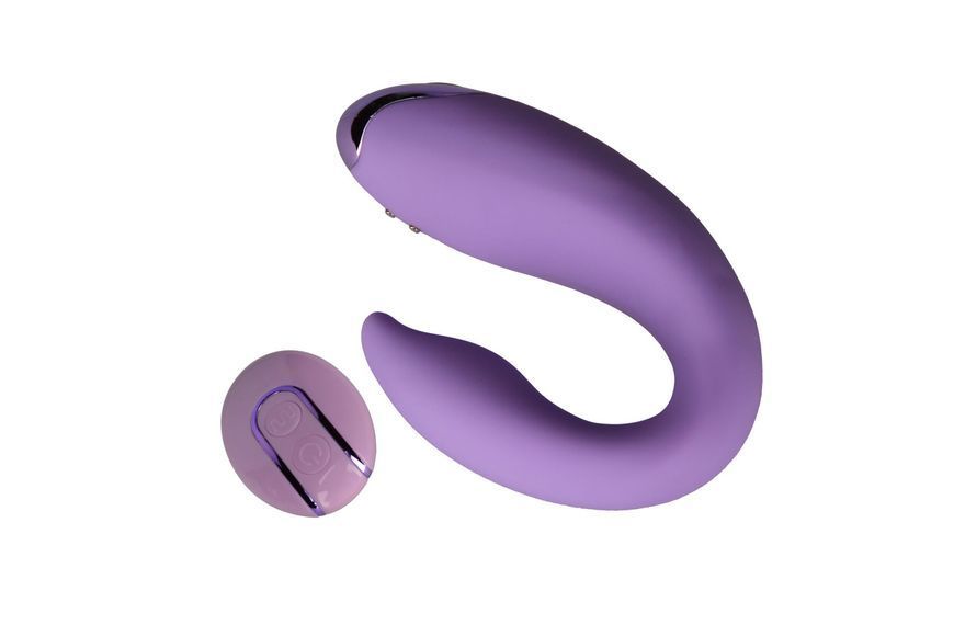 Вібратор для пар FairyGasm PleasureBerry violet, зарядний кейс, пульт ДК SX0642