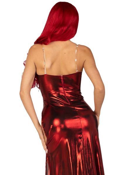 Еротична сукня Leg Avenue Shimmer bodysuit with skirt M SO9186