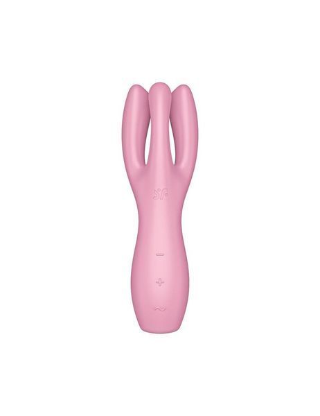Кліторальний вібратор Satisfyer Threesome 3 Pink з трьома пальчиками SO6101