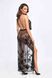 Платье Noir Handmade F312 Divinity, L, black, прозрачное, в пол, открытая спина, разрез сбоку SX0311 фото 2