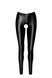 Легінси Noir Handmade F304 Taboo, S, black, під латекс, відкриті сідниці та промежина SX0261 фото 4