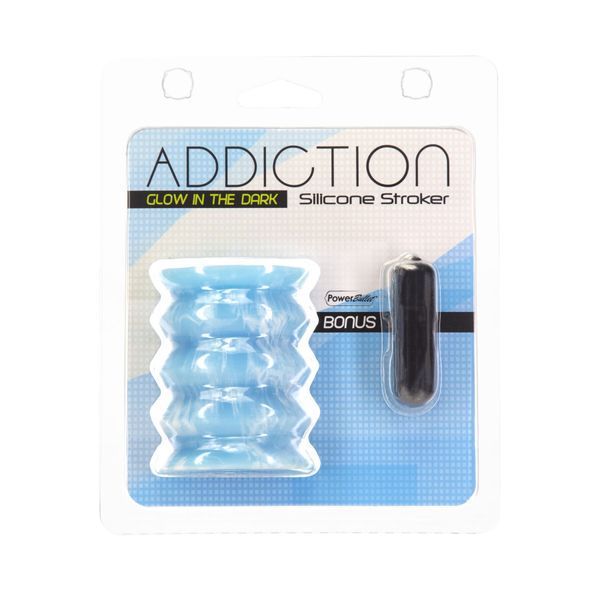 Мастурбатор ADDICTION Silicone Reversible Stroker &ndash; Glow in the Dark SX1296