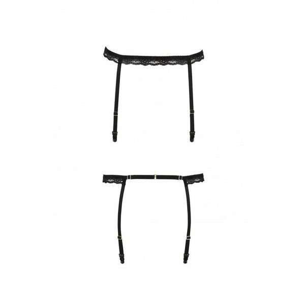 Пояс-стрепы для чулок Passion Exclusive SHELLY GARTER BELT S/M, black PS27905
