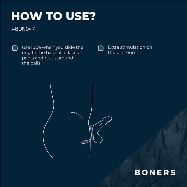 Эрекционное кольцо Boners Cock ring SX2204