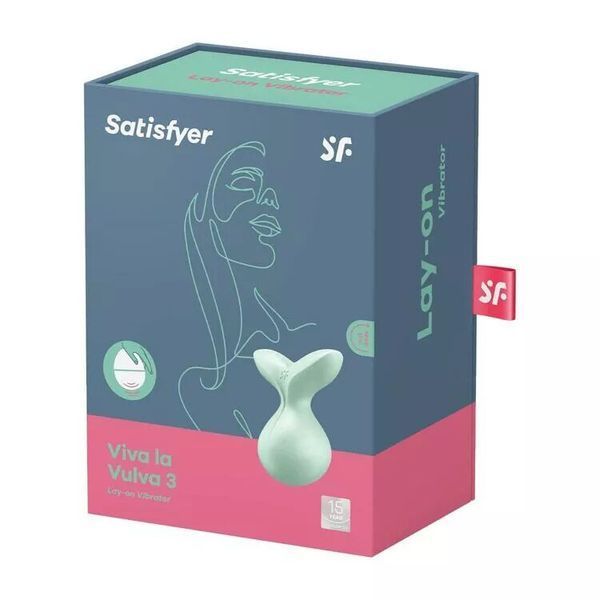 Мини-вибромассажер Satisfyer Viva la Vulva 3 Mint SO7786