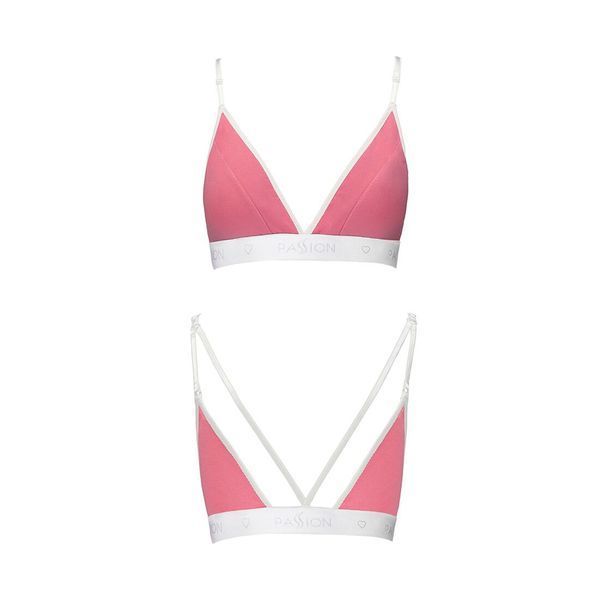 Спортивный топ с двойными бретелями Passion PS007 TOP XL, pink SO4274