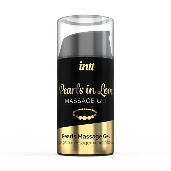 Набор для жемчужного массажа Intt Pearls in Love: ожерелье и силиконовый массажный гель SO2928