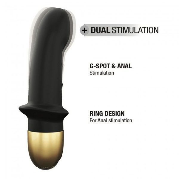 Вібратор Dorcel Mini Lover Black 2.0 перезаряджуваний, для точки G і масажу простати SO3572