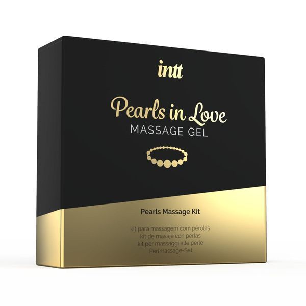 Набор для жемчужного массажа Intt Pearls in Love: ожерелье и силиконовый массажный гель SO2928