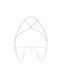 Украшение на тело Obsessive Lustique White harness bra S/M/L SX3113 фото 2