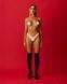 Украшение на тело Obsessive Lustique White harness bra S/M/L SX3113 фото 4