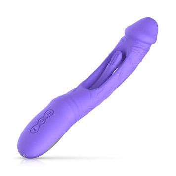 Вібратор Good Vibes Only - Flax Vibrating Dildo with G-Spot Stimulator SX3064