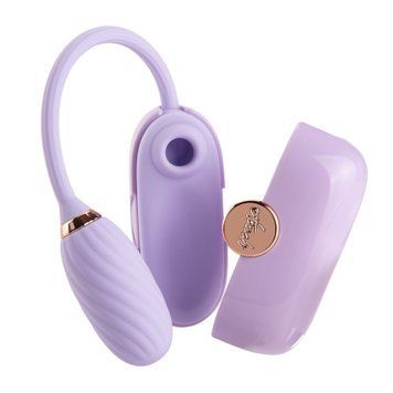 Вакуумний кліторальний стимулятор Otouch Louis Vibrate Purple з віброяйцем, у кейсі SO9430