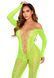 Бодистокинг Leg Avenue Crotchless Footless Lingerie Bodystocking One Size Neon Green SX2777 фото 3