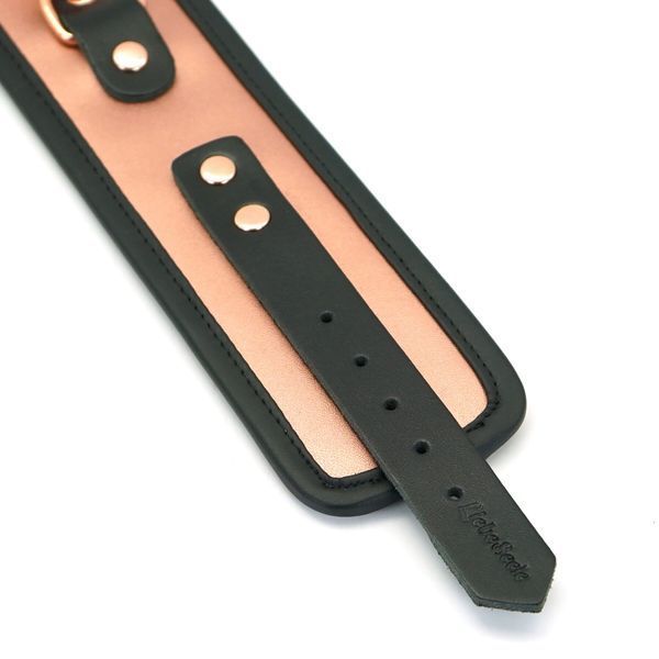 Поножі Liebe Seele Rose Gold Memory Ankle Cuffs, натуральна шкіра, рожеве золото SO9497