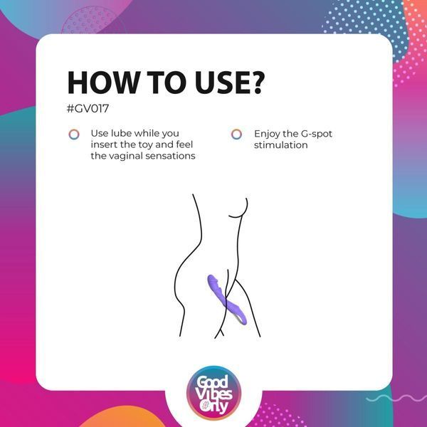 Вібратор Good Vibes Only - Flax Vibrating Dildo with G-Spot Stimulator SX3064