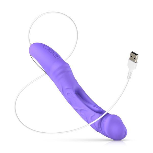 Вібратор Good Vibes Only - Flax Vibrating Dildo with G-Spot Stimulator SX3064