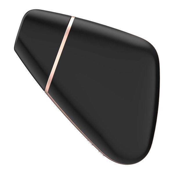 Вакуумный клиторальный стимулятор Satisfyer Love Triangle Black с управлением через интернет SO3894