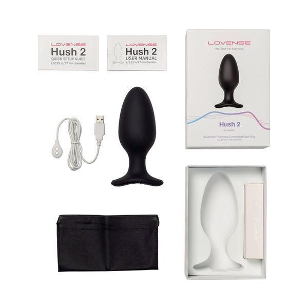 Анальна смарт-вібропробка Lovense Hush 2, розмір L SO6983
