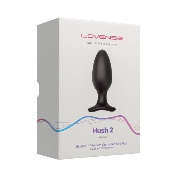 Анальна смарт-вібропробка Lovense Hush 2, розмір L SO6983