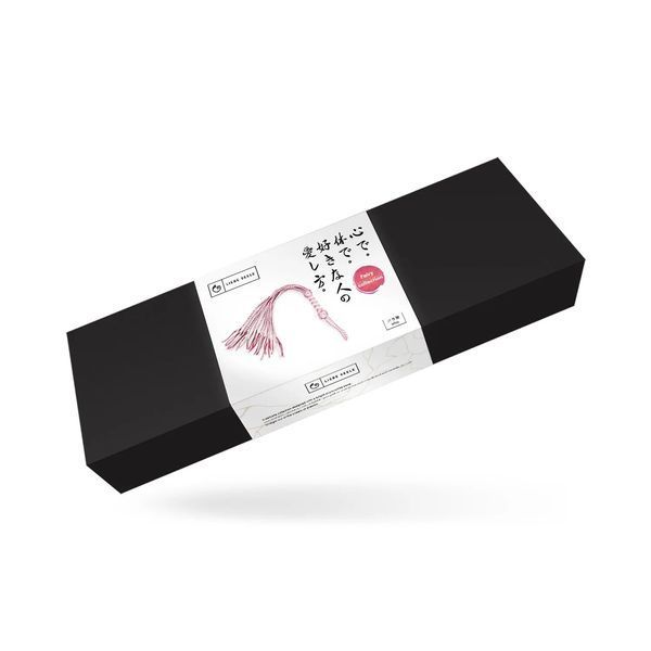 Флоггер Liebe Seele White & Pink Leather Whip SX2833