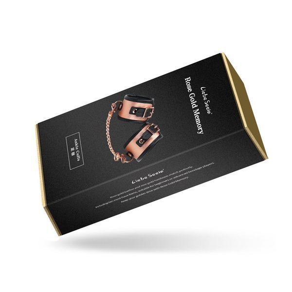 Поножі Liebe Seele Rose Gold Memory Ankle Cuffs, натуральна шкіра, рожеве золото SO9497