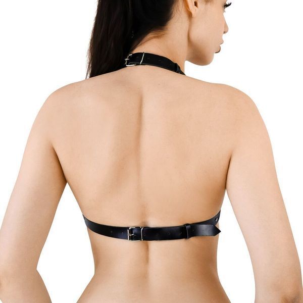 Портупея жіноча Art of Sex - Aiden Leather harness, Чорна L-2XL SO8397