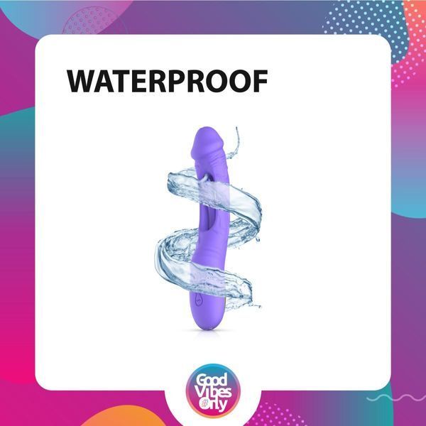 Вібратор Good Vibes Only - Flax Vibrating Dildo with G-Spot Stimulator SX3064
