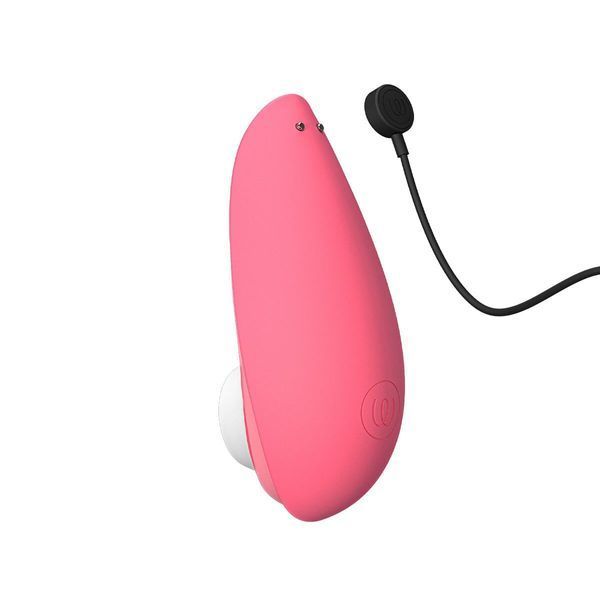 Вакуумний кліторальний стимулятор Womanizer Liberty 2 Vibrant Rose, 8 режимів, магнітна кришечка SX0522