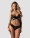 Комплект Obsessive Blomentis 2-pcs set, XL/2XL, кружевной, лиф с завязками на спине, трусики-слипы SX1032 фото 6