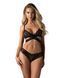 Комплект Obsessive Blomentis 2-pcs set, XL/2XL, кружевной, лиф с завязками на спине, трусики-слипы SX1032 фото 1