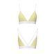 Спортивный топ с двойными бретелями Passion PS007 TOP L, yellow SO4275 фото 4