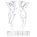 Комплект белья под латекс Passion CAPRI SET XXL/XXXL, black, мини-бикини, стринги, пояс для чулок EL10903 фото 3