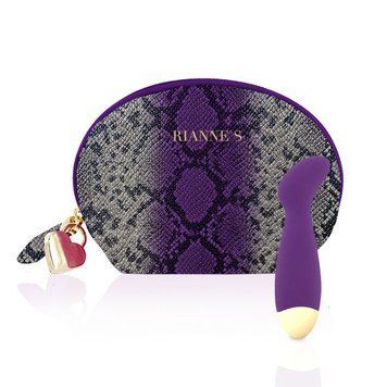 Вибратор для точки G Rianne S: Boa Mini Purple, 10 режимов работы, медицинский силикон SO3884