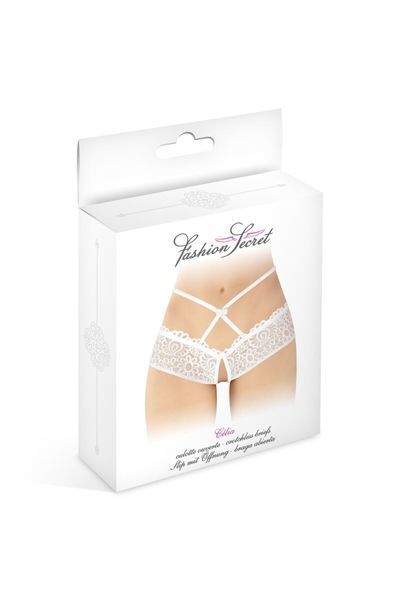 Трусики с доступом Fashion Secret Celia White SX2613