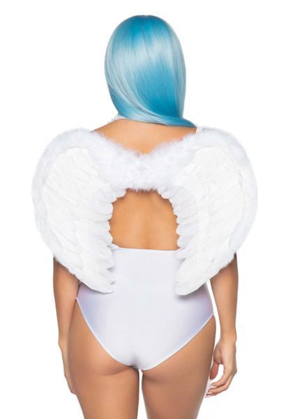 Крила ангела Leg Avenue Marabou Feather Angel Wings, справжнє пір'я SX1728