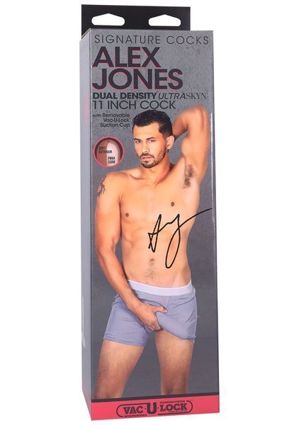 Фаллоимитатор Doc Johnson Signature Cocks Alex Jones 11 inch UltraSkyn SX2521