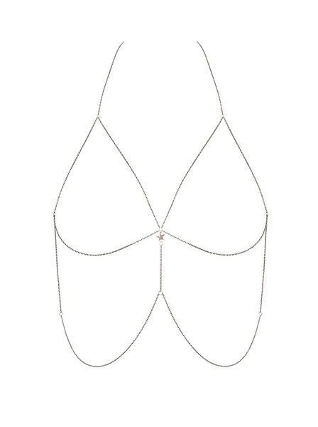 (SALE) Цепочка для бюста с кулоном-звездой Obsessive Bijou 902 SO7688