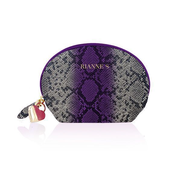 Вібратор для точки G Rianne S: Boa Mini Purple, 10 режимів роботи, медичний силікон, косметичка-чохо SO3884