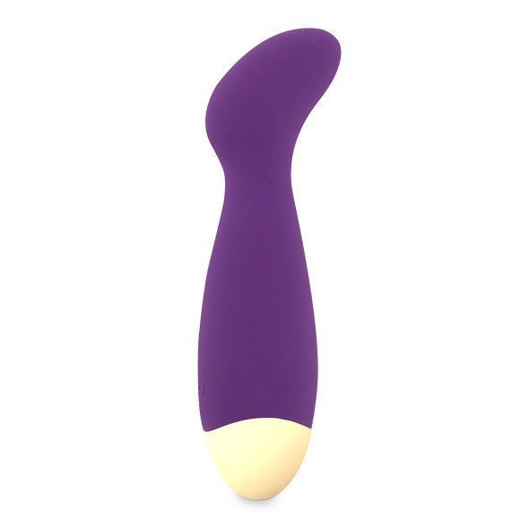 Вібратор для точки G Rianne S: Boa Mini Purple, 10 режимів роботи, медичний силікон, косметичка-чохо SO3884